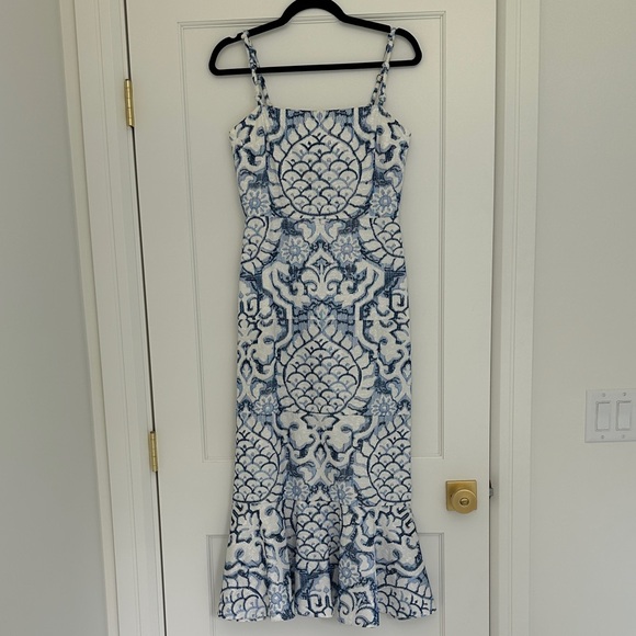 Alexis Blue and White Dress (Perfect Bridesmaid Dress)